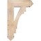 Ekena Millwork Merced Arts & Crafts Smooth Bracket, Douglas Fir, 5 1/2"W x 22"D x 34"H BKT06X22X34MRC03SDF - alternate 4